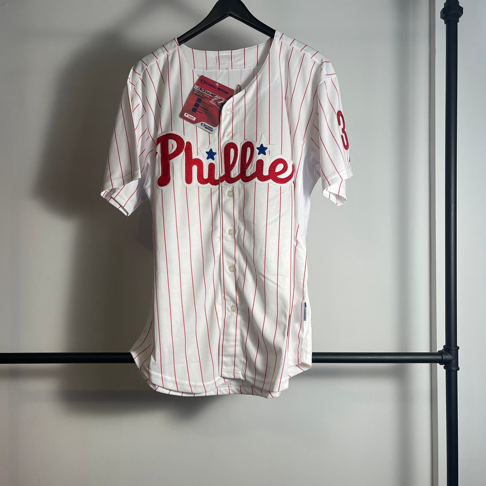Men's Majestic Philadelphia Phillies Halladay Jersey size 50